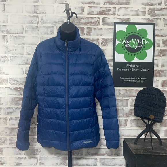 Eddie Bauer down puffer jacket - Picture 1 of 7